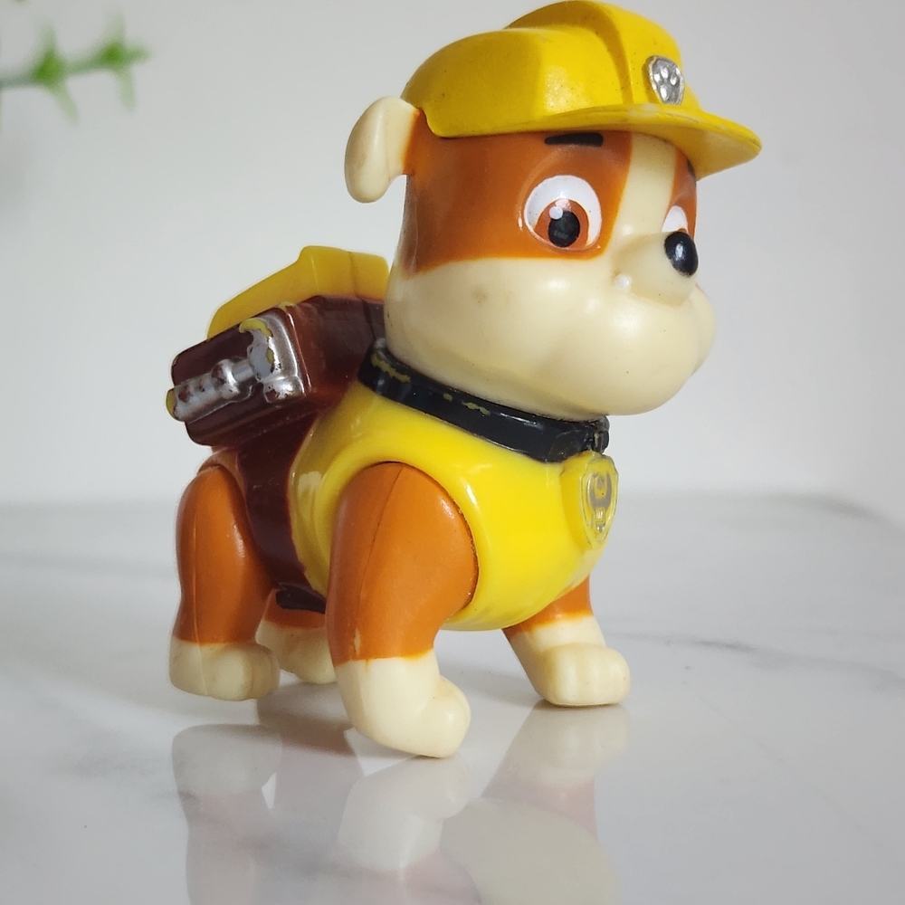 Paw Patrol Rubble Figure Construction Pup Toy Spin Master SML 🐶🐾 🏗